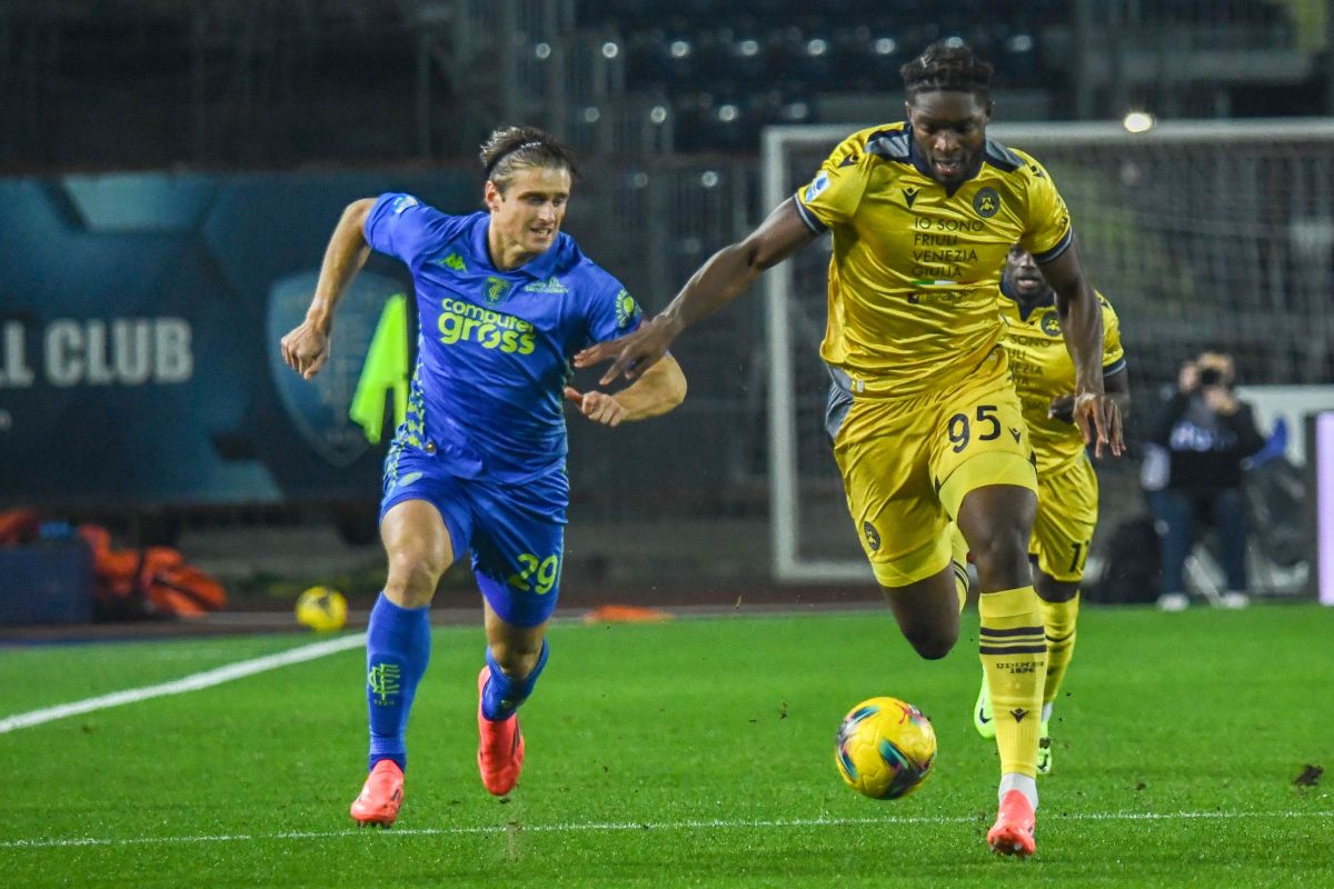 Davis risponde a Pellegri, finisce 1-1 tra Empoli e Udinese Davis risponde a Pellegri, finisce 1-1 tra Empoli e Udinese