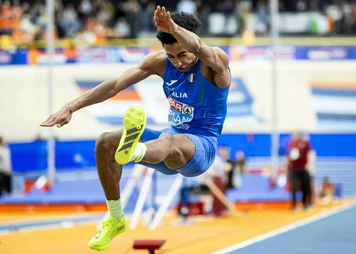 Furlani vince l’argento nel lungo agli Europei indoor Furlani vince l’argento nel lungo agli Europei indoor