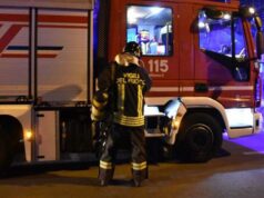 Incendio in una abitazione in via Radici in Monte a Castellarano, un ferito