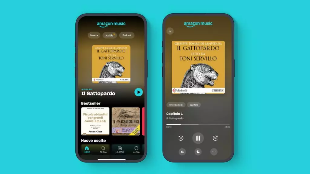 Amazon, un audiolibro al mese per i clienti in Italia e in altri 4 Paesi