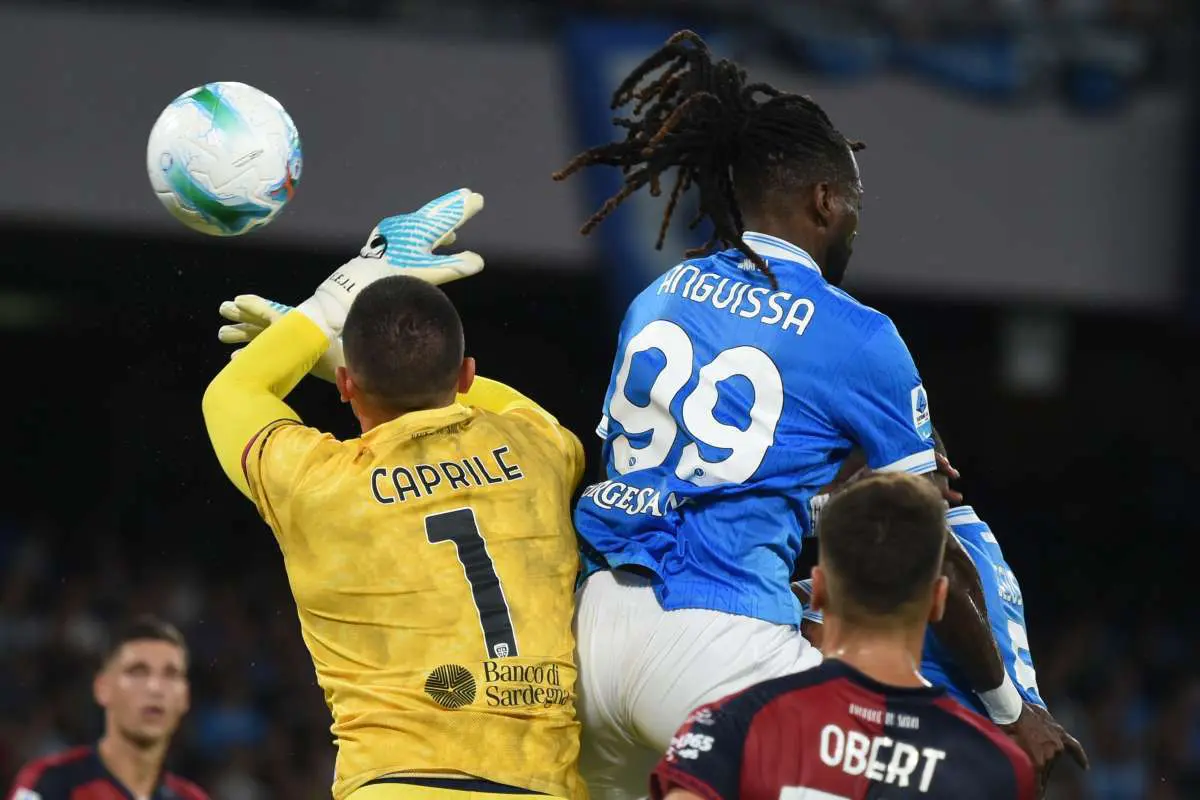 Napoli-Cagliari 1-0, decide Anguissa all’ultimo respiro Napoli-Cagliari 1-0, decide Anguissa all’ultimo respiro