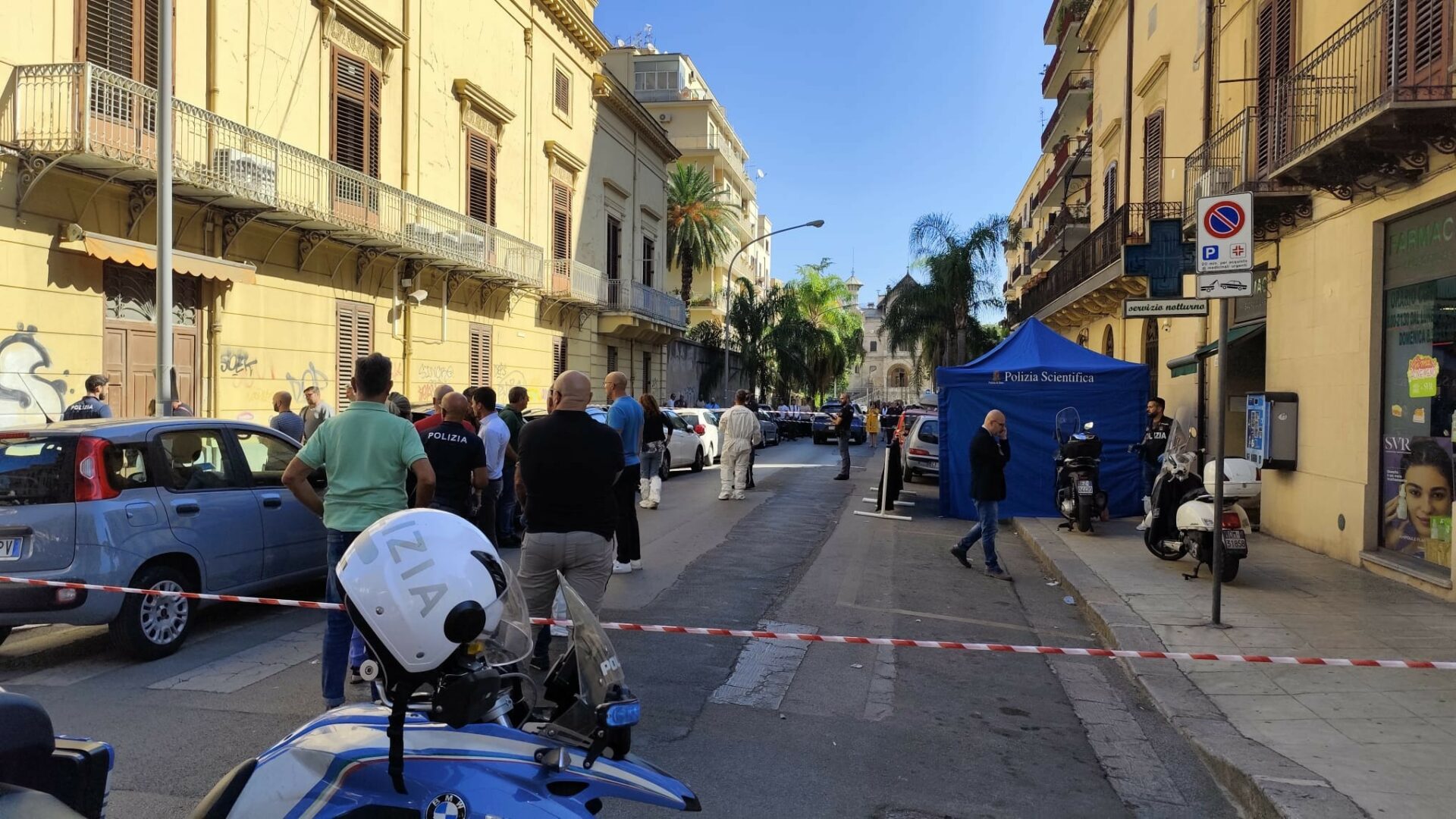 Palermo, uomo ucciso a colpi di pistola Palermo, uomo ucciso a colpi di pistola