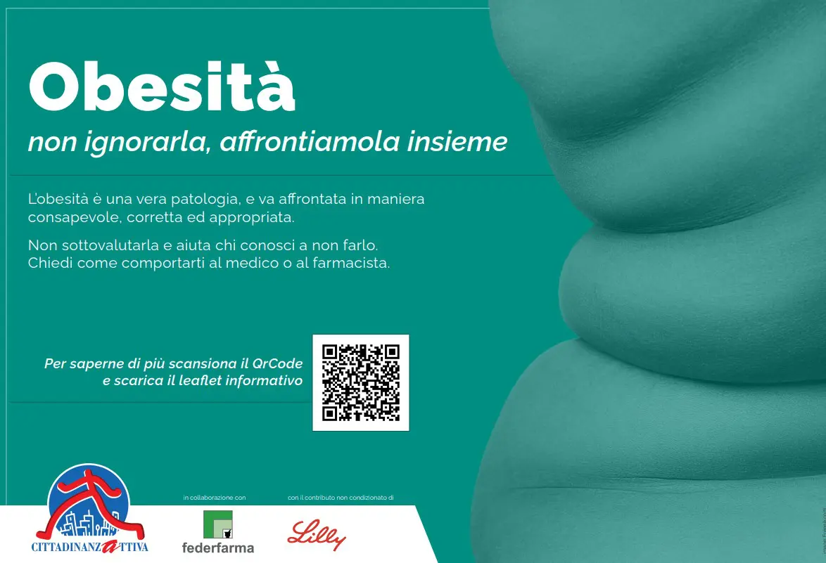Obesità: per due cittadini su tre è una vera malattia Obesità: per due cittadini su tre è una vera malattia
