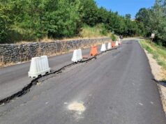 In primavera il cantiere sulla SP 89 a Regnano di Viano