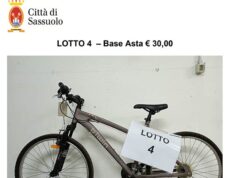 Sassuolo: asta pubblica di beni rinvenuti