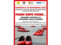 Camminata rossa domenica 30 novembre a San Felice sul Panaro