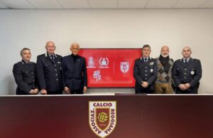 Polizia locale di Reggio Emilia e Reggiana calcio si uniscono per la sensibilizzazione sulla sicurezza stradale