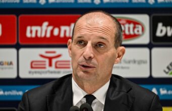 Allegri “La quota Champions si è alzata a 74 punti”