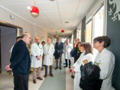 Castelnovo né Monti, il Vescovo Morandi fa visita ai ricoverati dell’Ospedale Sant’Anna