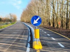 Nuovo tratto di ciclabile in via Vettora a San Felice