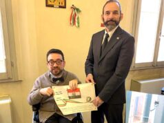 Giorgio, prima Guardia Ecologica Volontaria in carrozzina, premiato nell’ambito del Progetto “Grazie”