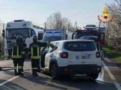 Scontro auto-camion a Boretto, grave un uomo