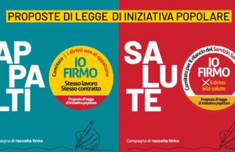 Sanità e appalti, la Cgil chiede una firma per il cambiamento