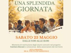 “Una splendida giornata” al Volta di Sassuolo sabato 23 maggio il progetto “Cantieri Giovani” del Csv