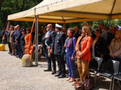 166° anniversario della Polizia locale, comunità riunita ai Giardini ducali di Modena