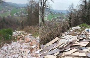 Scarico abusivo di rifiuti in via Gramsci a Casina: concluse le indagini, individuato il responsabile