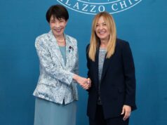 Italia-Giappone, Meloni vede Takaichi “Insieme futuro di sicurezza e prosperità”