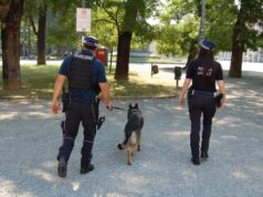 Controlli con l’unità cinofila in centro storico e in via Turri a Reggio per il contrasto allo spaccio e al degrado