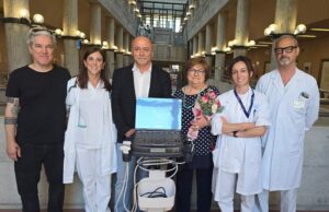 Un nuovo ecografo per l’ambulatorio SLA del Santa Maria Nuova grazie ad AISLA e al cantante Fabio Mora
