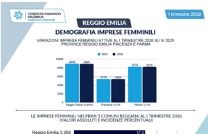A Reggio Emilia in lieve calo le imprese femminili